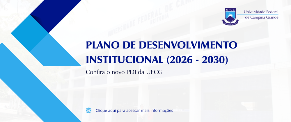 Plano de Desenvolvimento Institucional da UFCG